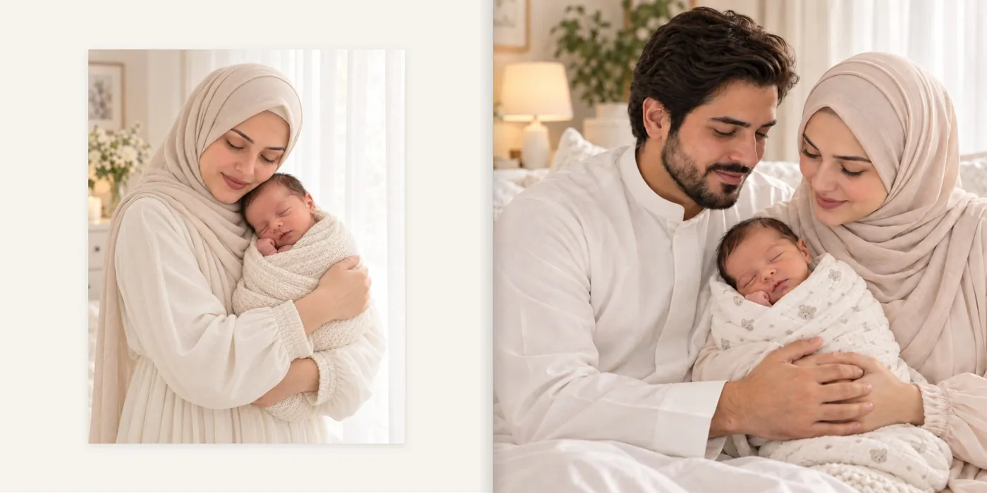 العائلة بالبيت جنب الشباك